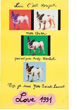 yves saint laurent chien|More on Les Moujiks, Yves Saint Laurent's Very Fashionable .